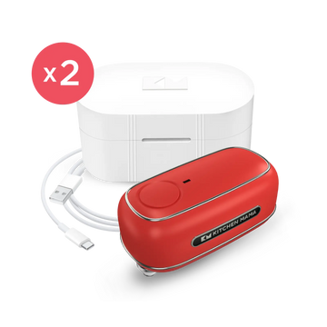 Kitchen mama, Orbit One Rechargeable Can Opener – Double-Pack Bundle for Effortless Can Opening
