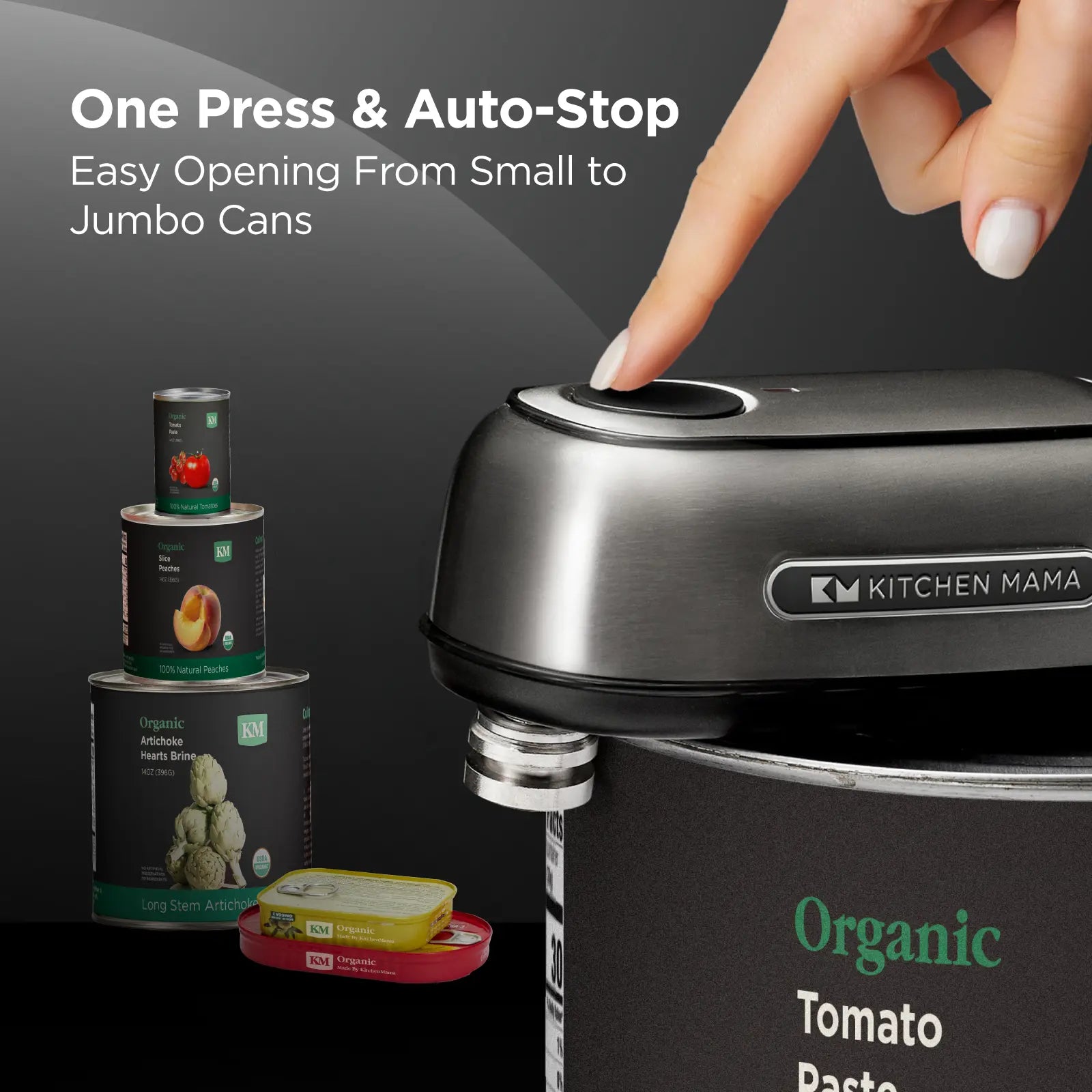 Orbit One Rechargeable Electric Can Opener | Kitchen Mama Orbit One Rechargeable Electric Can Opener | Kitchen Mama
