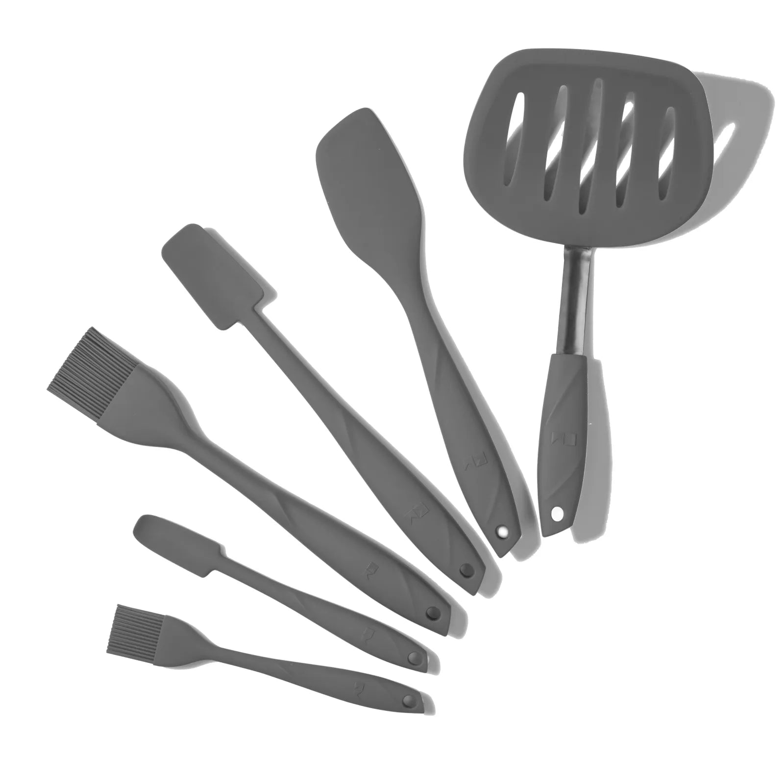 WaltzGrip Platinum Silicone Utensils Set