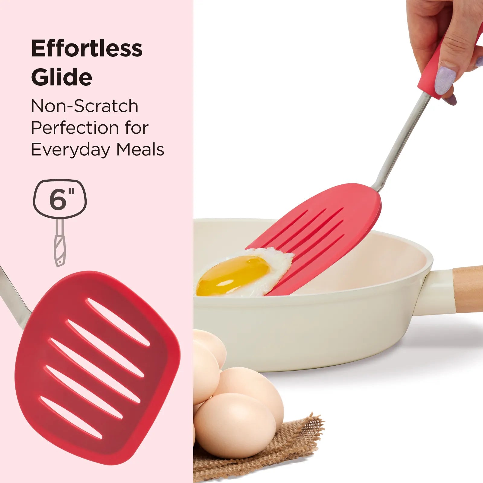 WaltzGrip Platinum Silicone Utensils Set