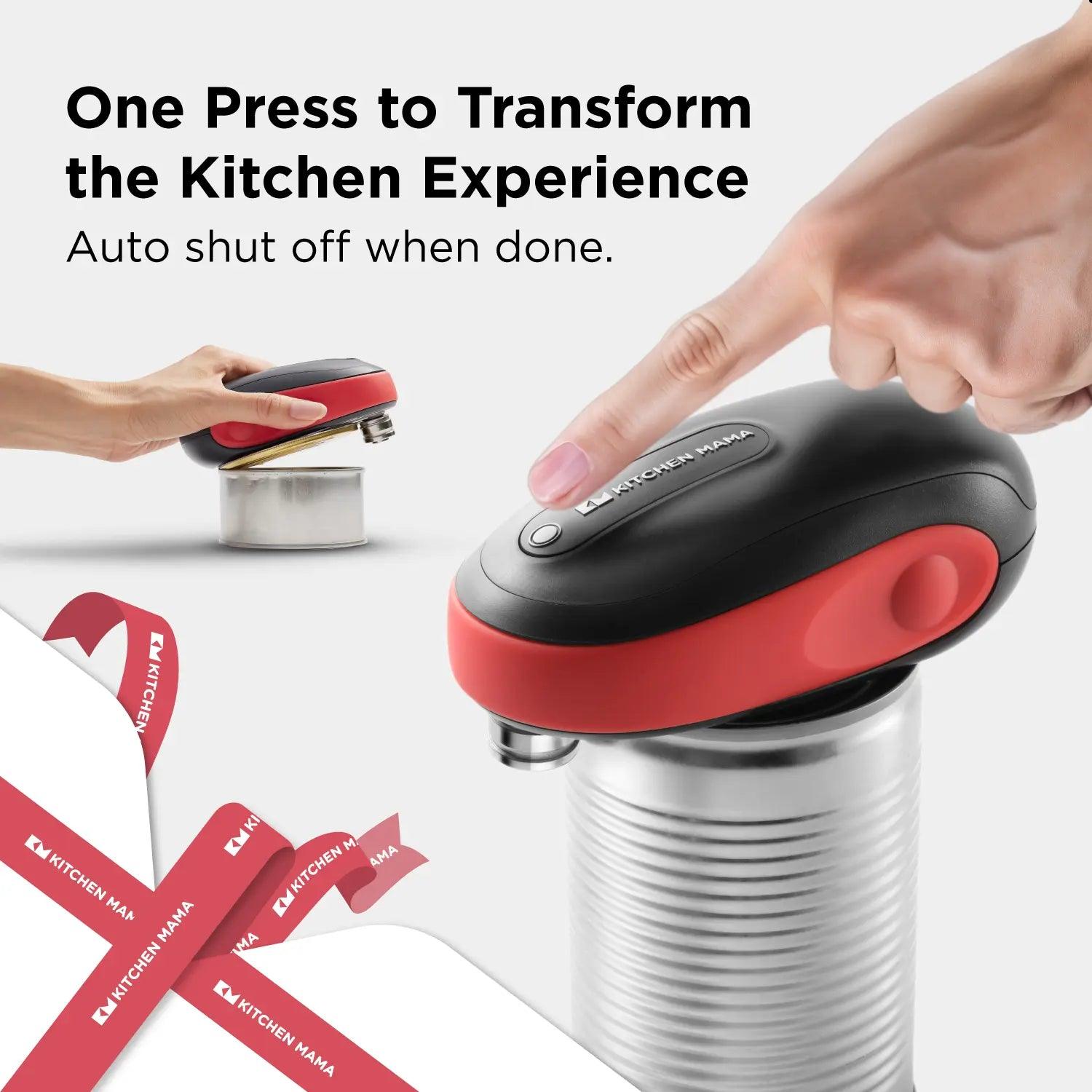 Kitchen Mama Automatic Can Opener How to Use 