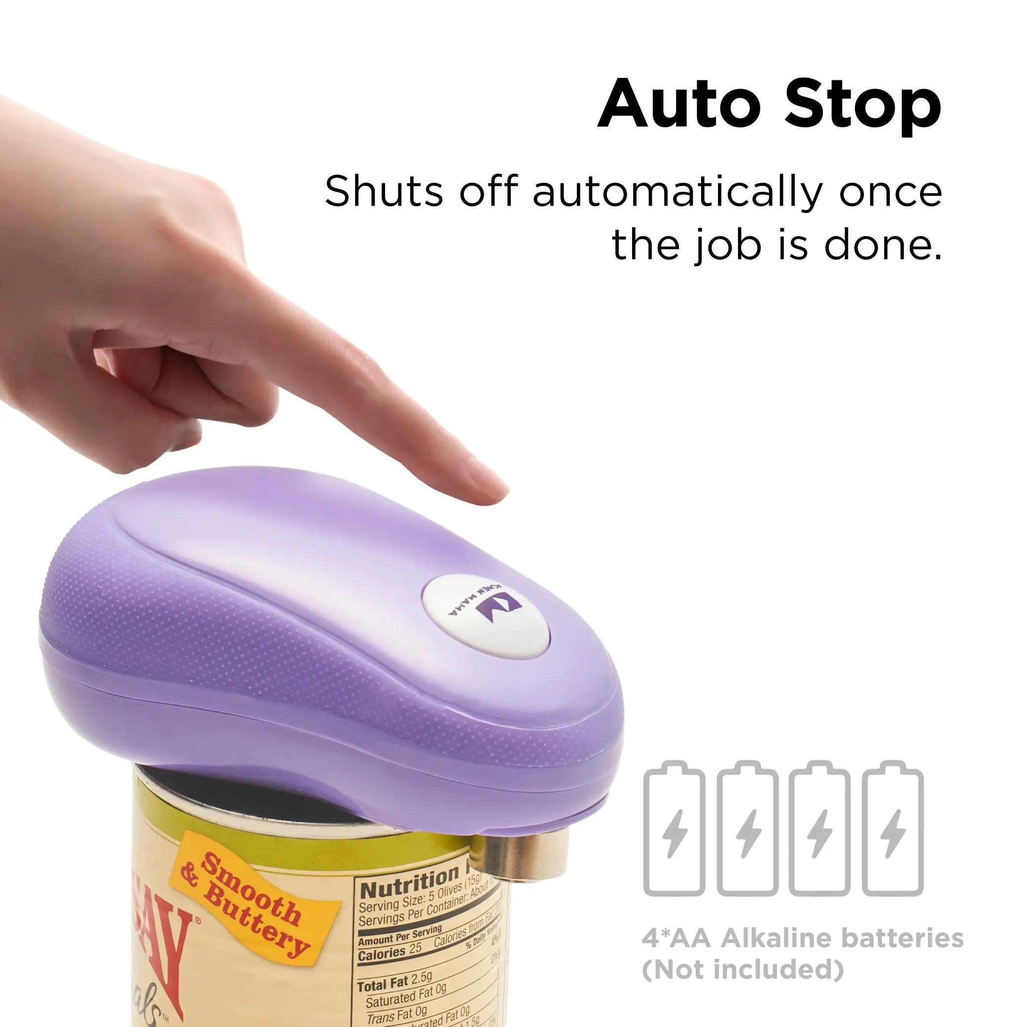 Can Opener, One Touch Switch Automatic Can Opener Smooth Edge,Best Kitchen  Gadgets Electric Can Openers For Seniors With Arthritis,Restaurant Can