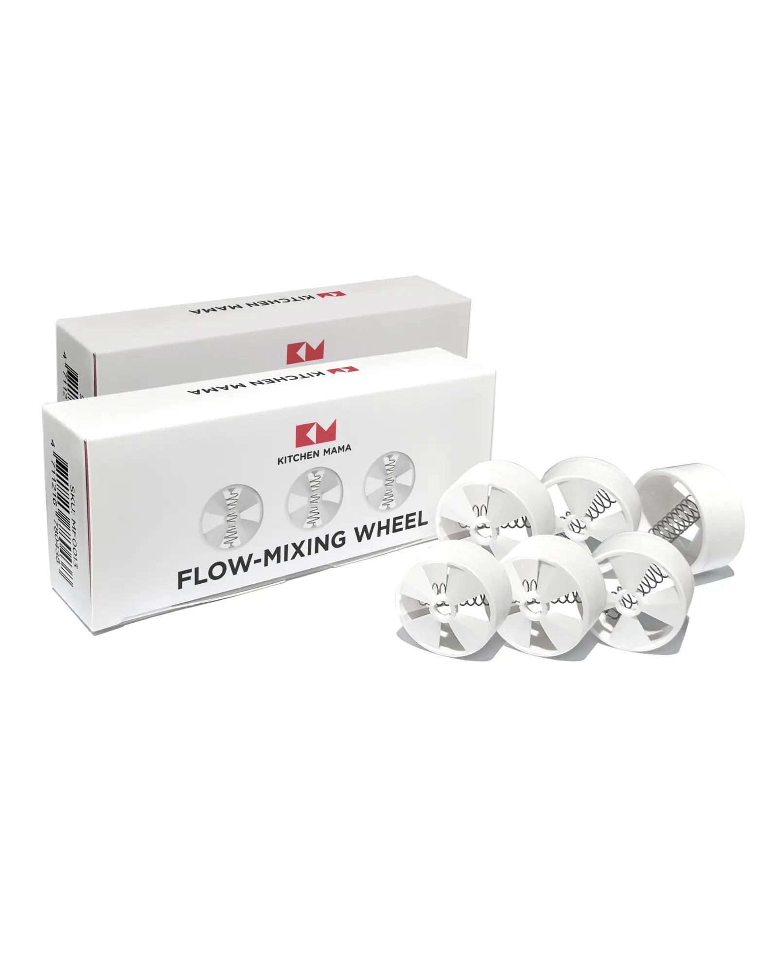 6-Pack Flowing Wheel Head Replacement - Kitchen Mama