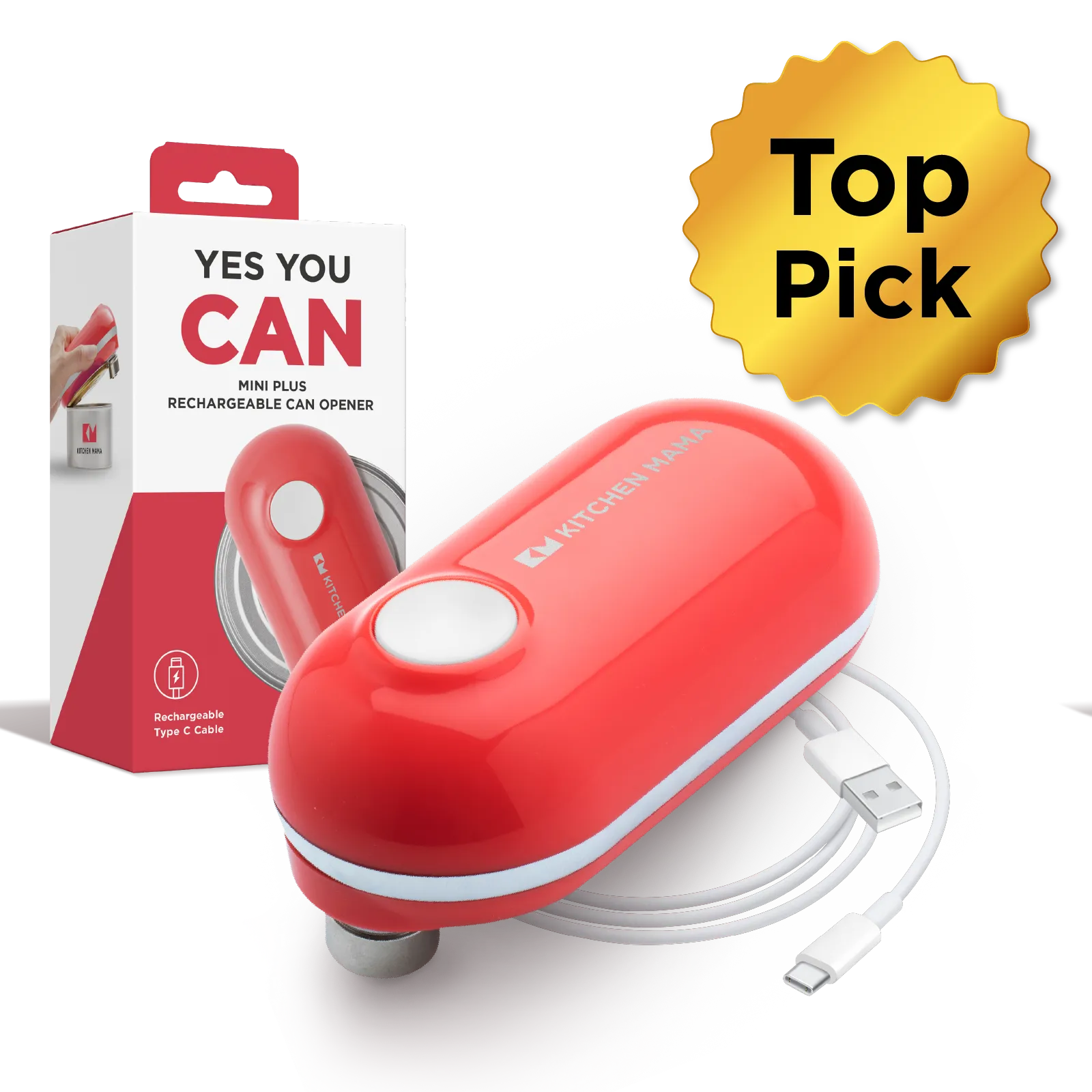 Mini Plus Electric Can Opener – Rechargeable and Portable