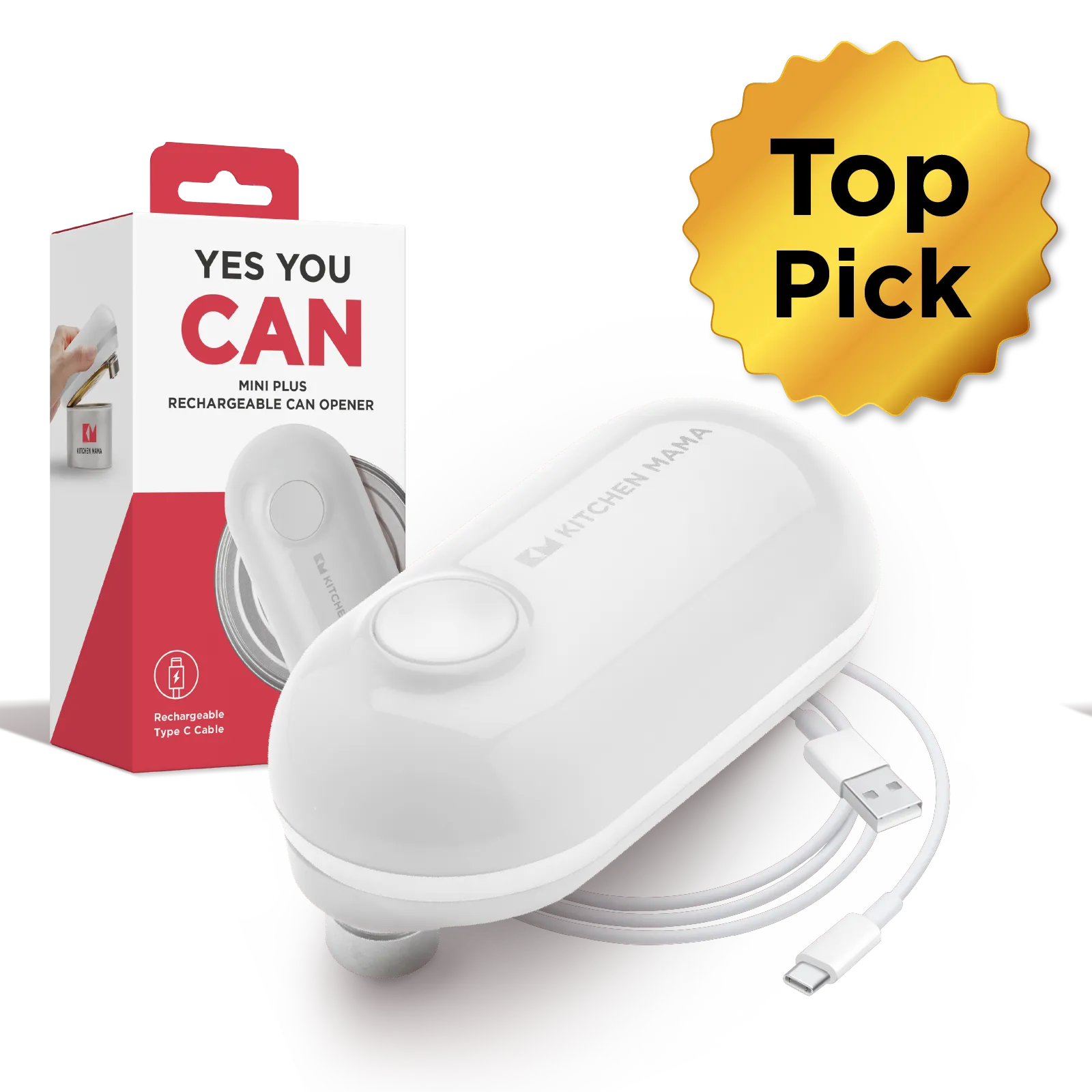 Mini Plus Electric Can Opener – Rechargeable and Portable