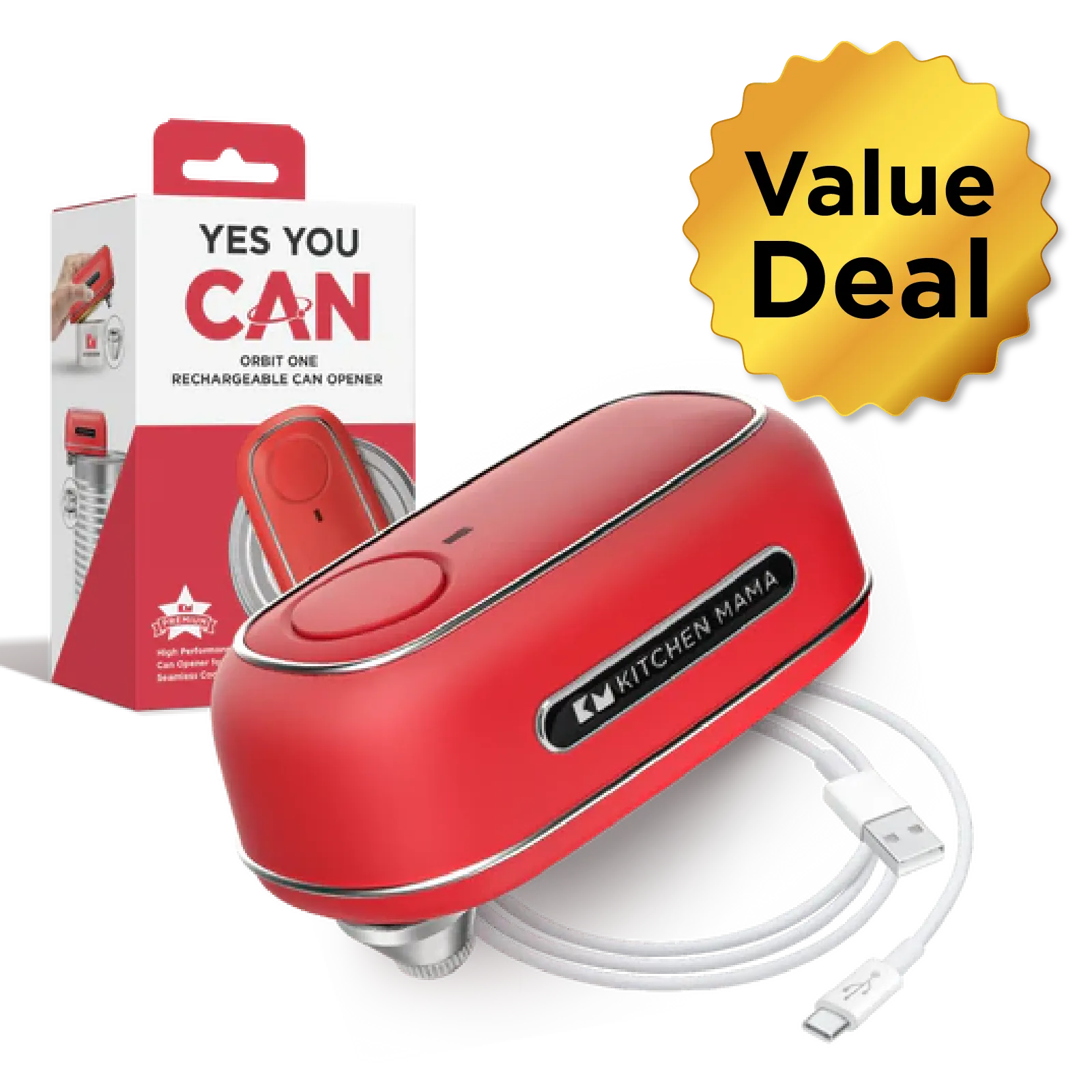 Orbit One: The Ultimate Rechargeable Electric Can Opener