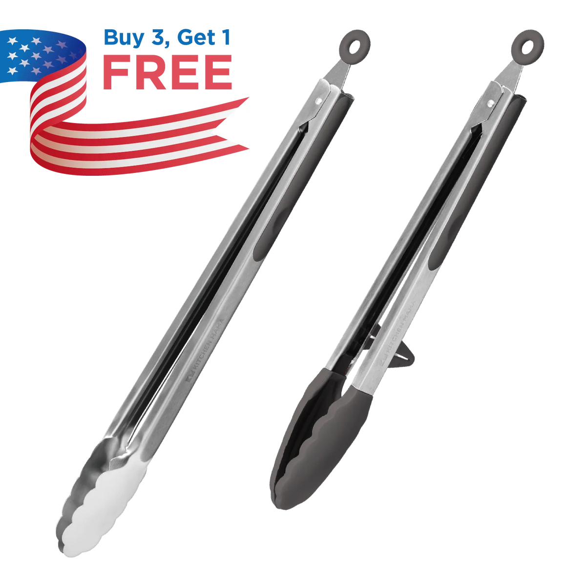 DuoEssentials Cooking Tongs Set