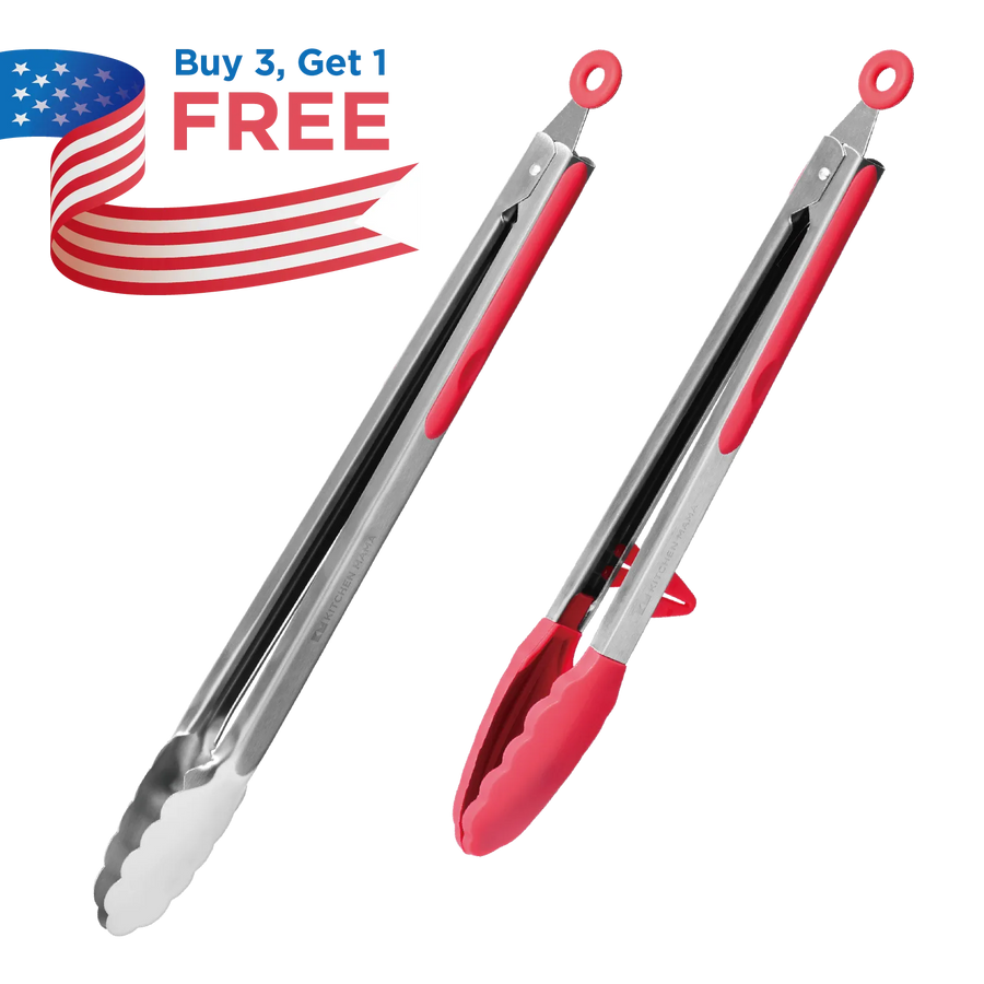DuoEssentials Cooking Tongs Set