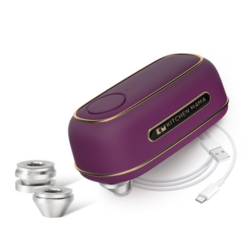 Complete Orbit Bundle: Orbit One Electric Can Opener + Replacement Blades Burgundy