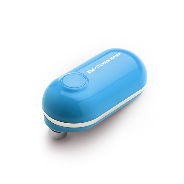 Mini Electric Can Opener Blue - Best For Smaller Hands - Kitchen Mama
