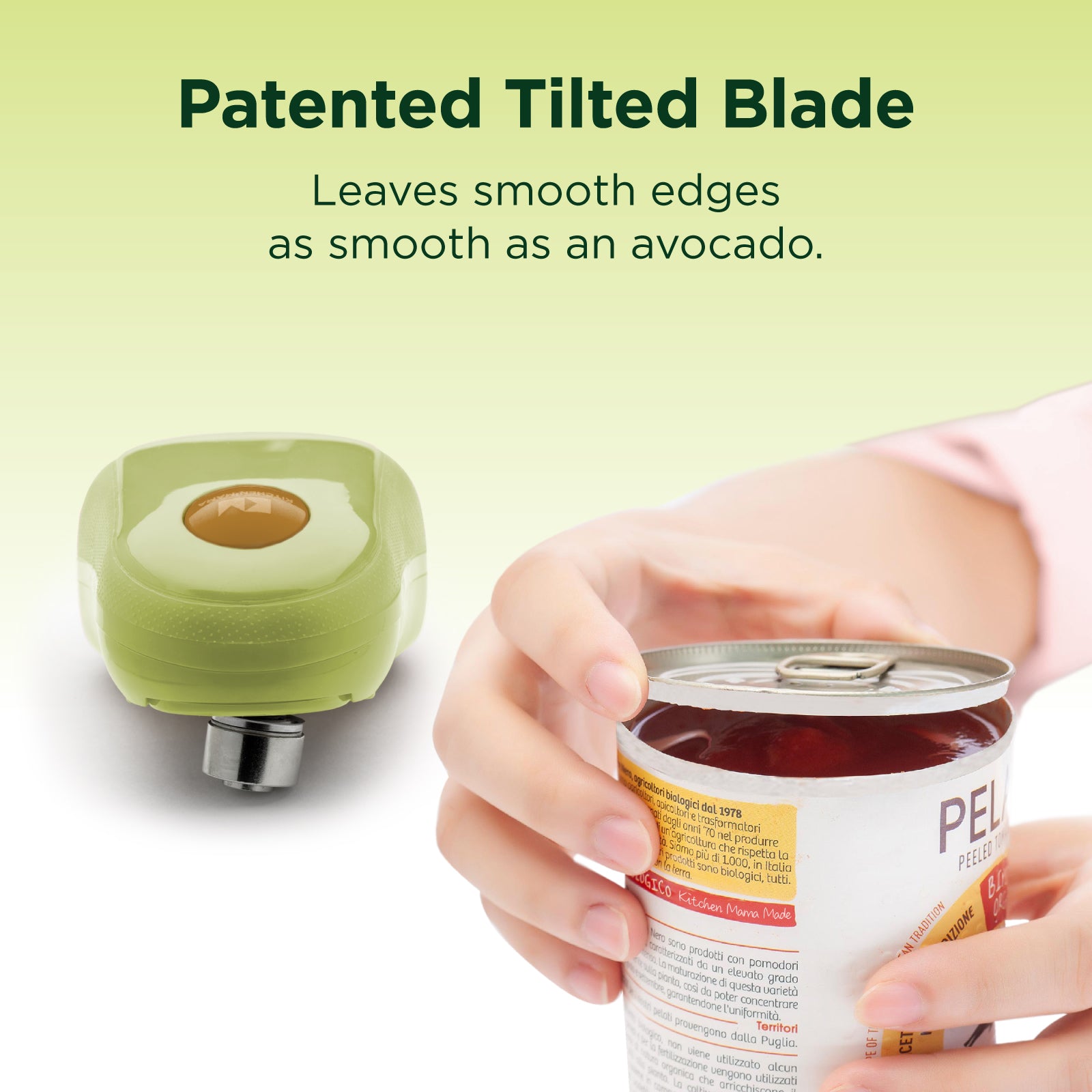 One-Touch Electric Can Opener - Auto Shut-Off