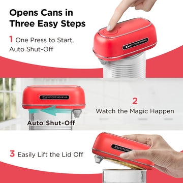 Orbit One Electric Can Opener & Epic One Multifunction Opener (White)