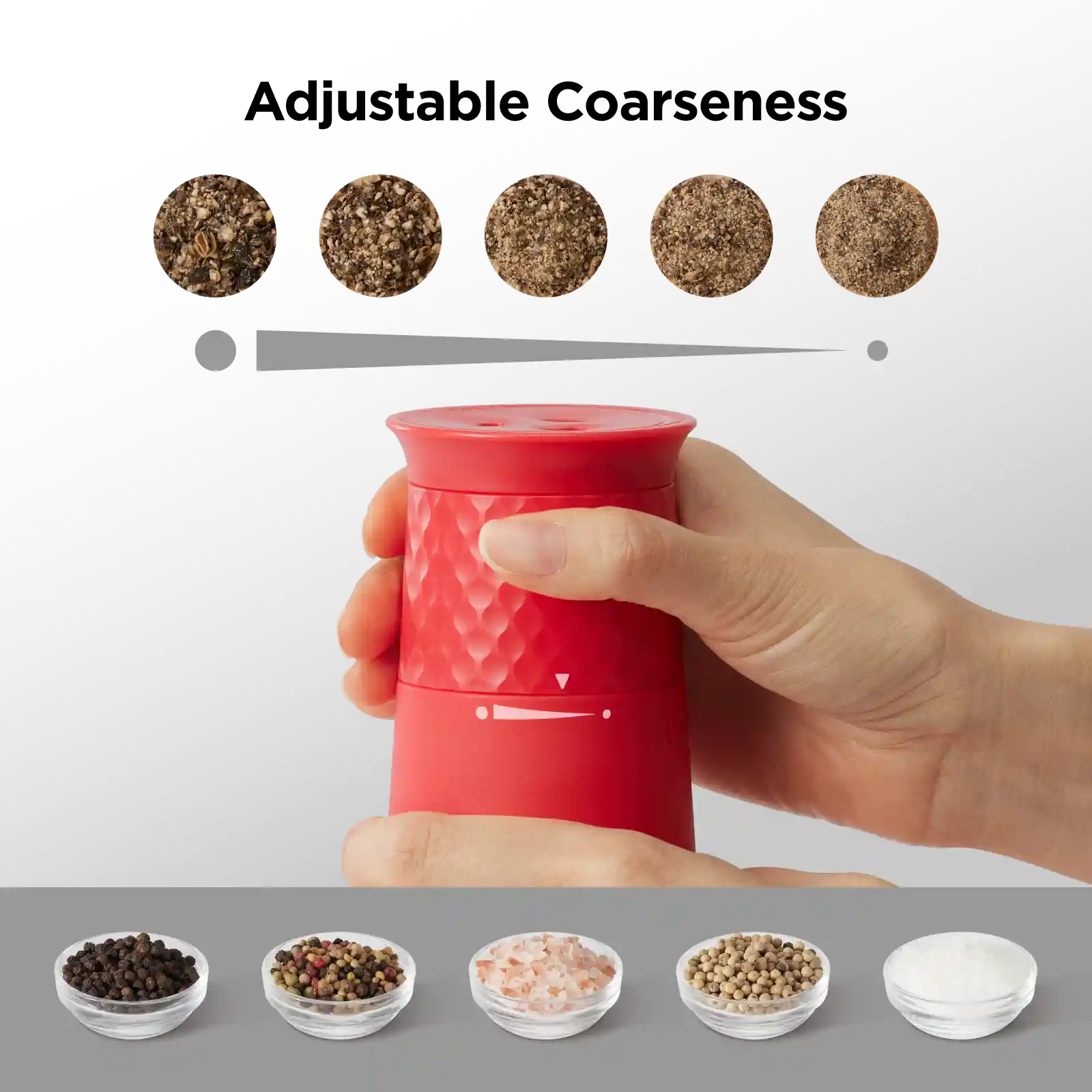 Fliptastic Rechargeable Gravity Grinder Adjustable Coarseness