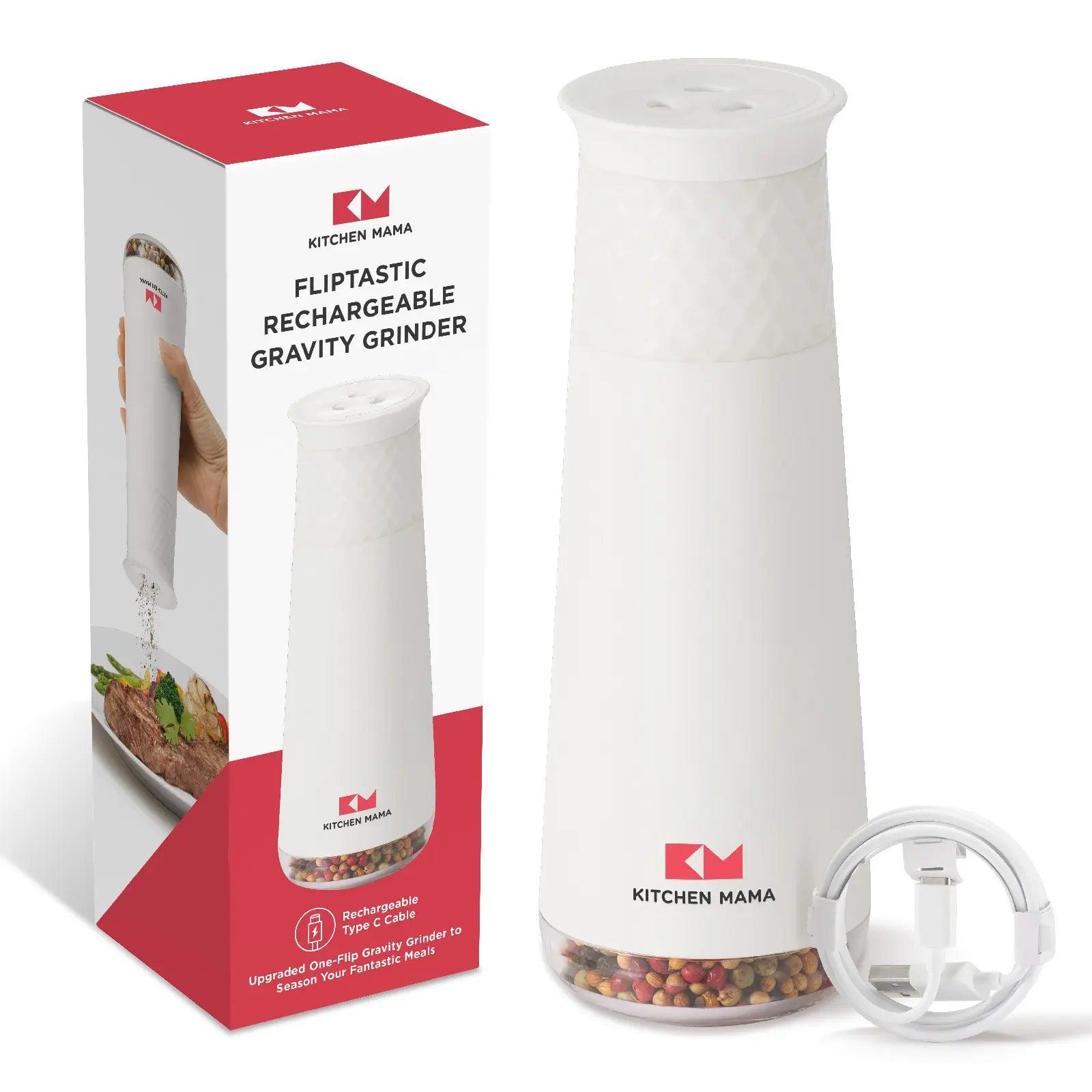 FlipTastic Rechargeable Gravity Grinder - Kitchen Mama