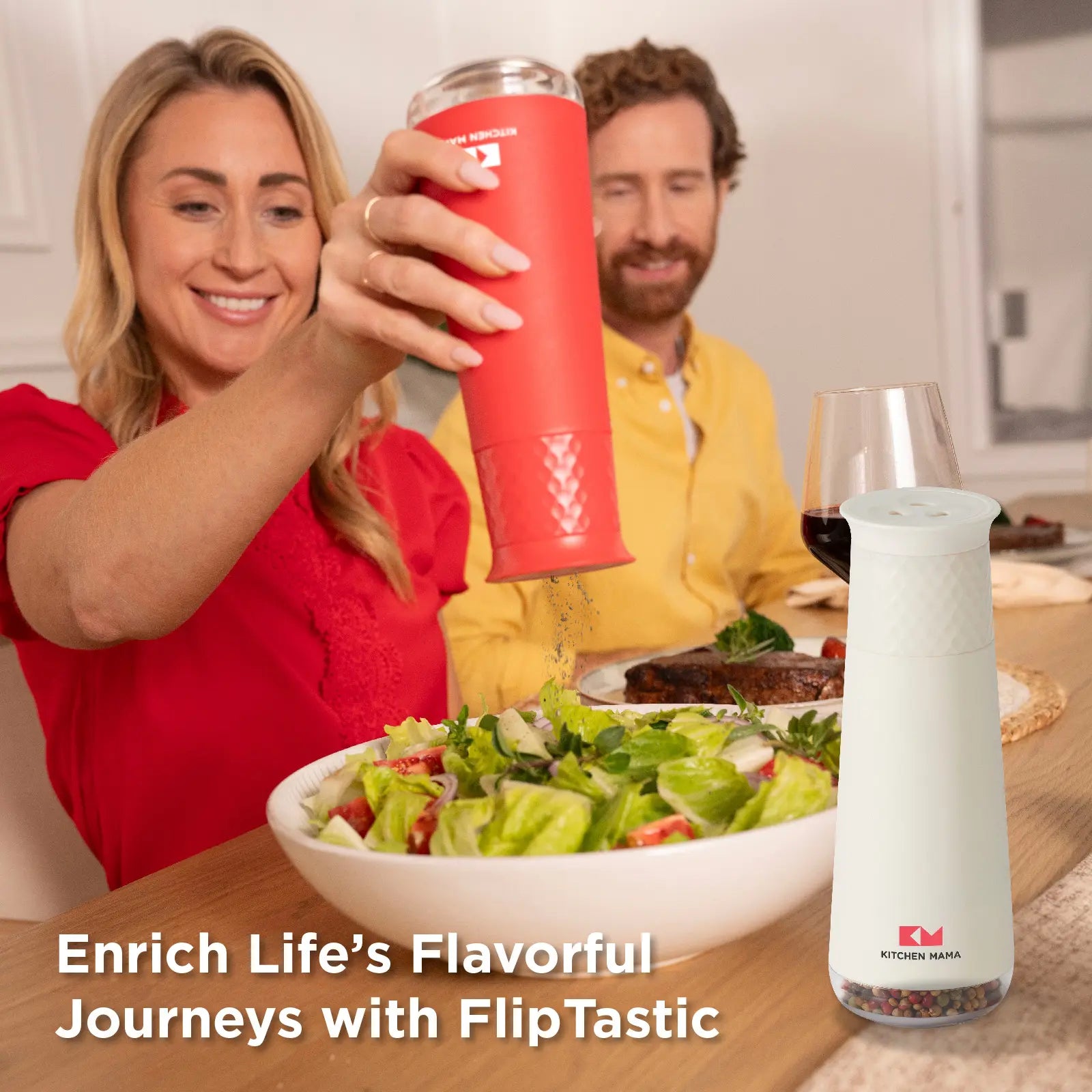 Orbit One Rechargeable Can Opener & FlipTastic Gravity Grinder Bundle – Effortless Can Opening and Seasoning Solution