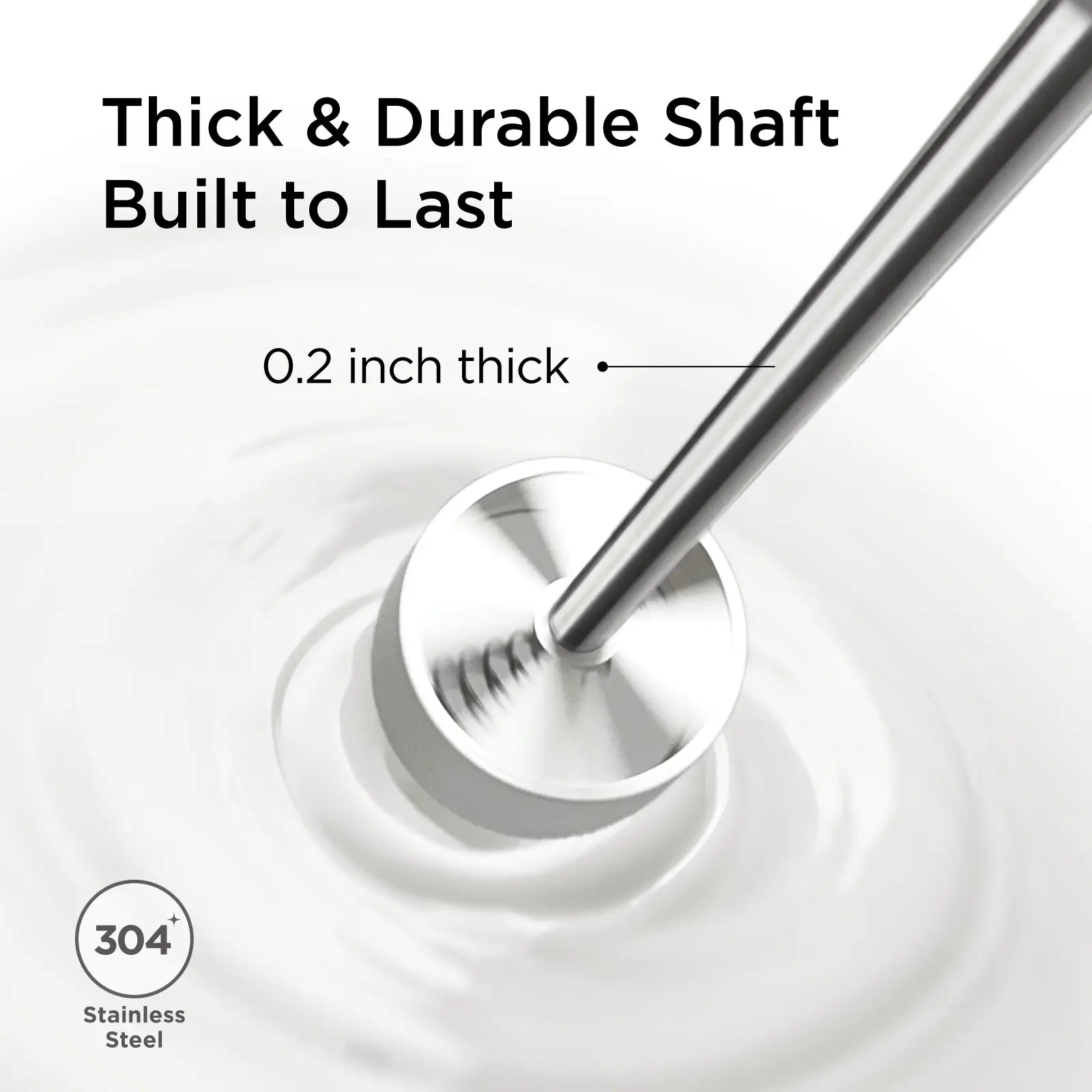 Electric Milk Frother - Thick & Durable Shaft
