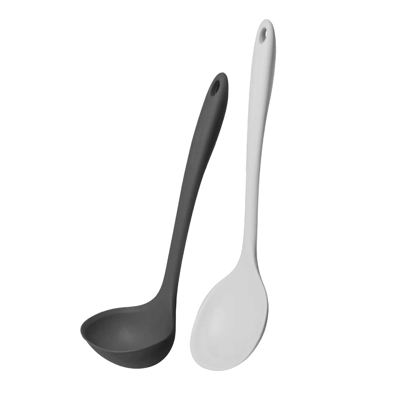 DuoEssentials Ladle and Cooking Spoon Set Metal