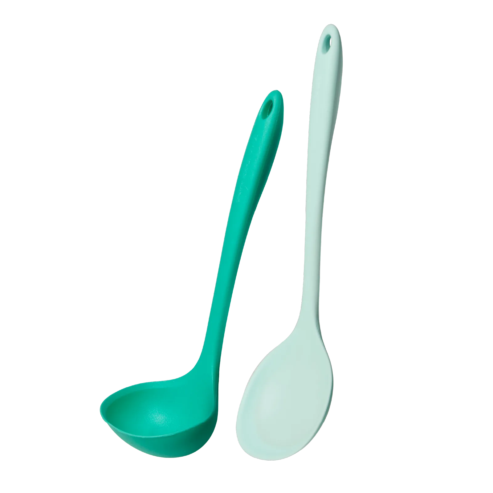 DuoEssentials Ladle and Cooking Spoon Set Teal