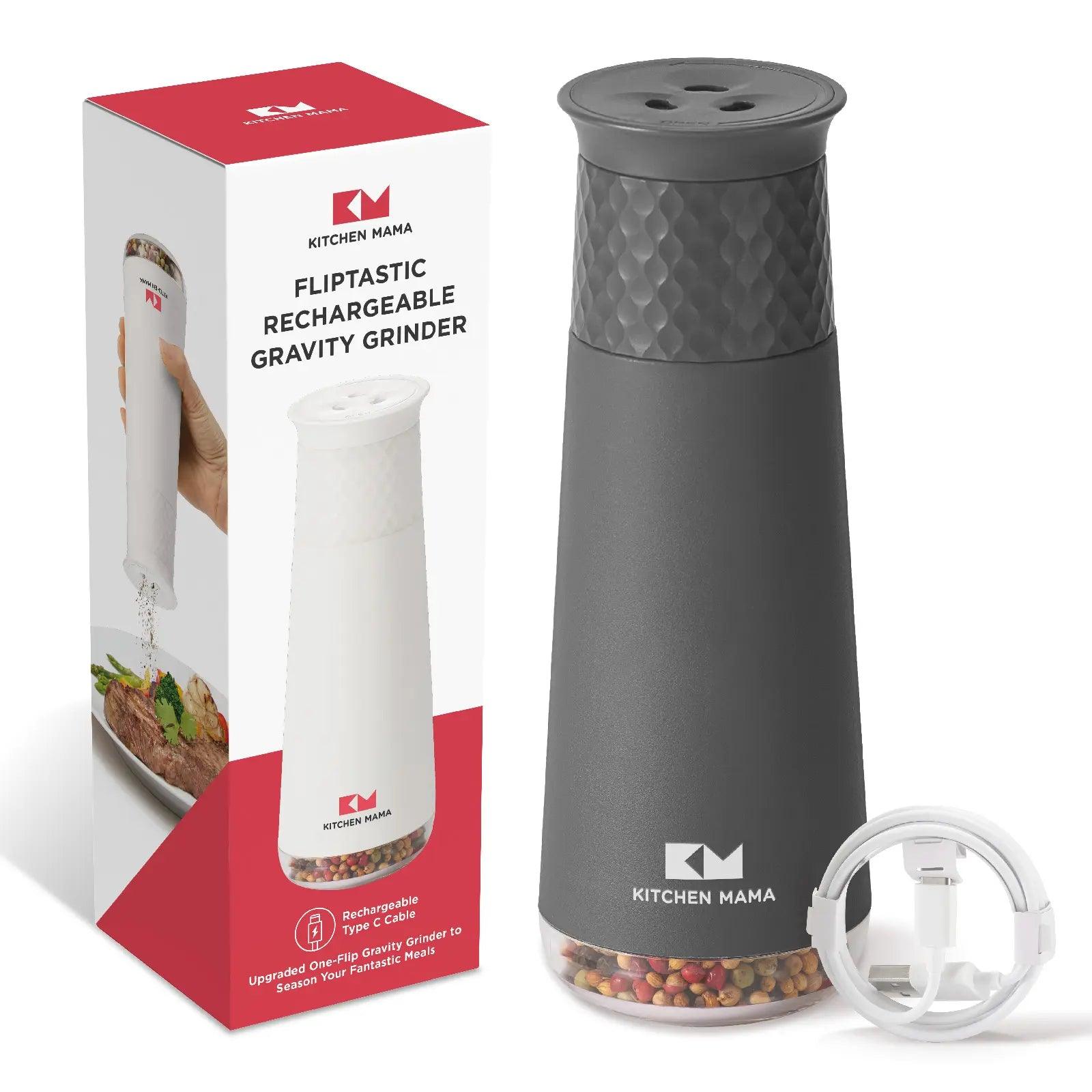 FlipTastic Rechargeable Gravity Grinder - Kitchen Mama