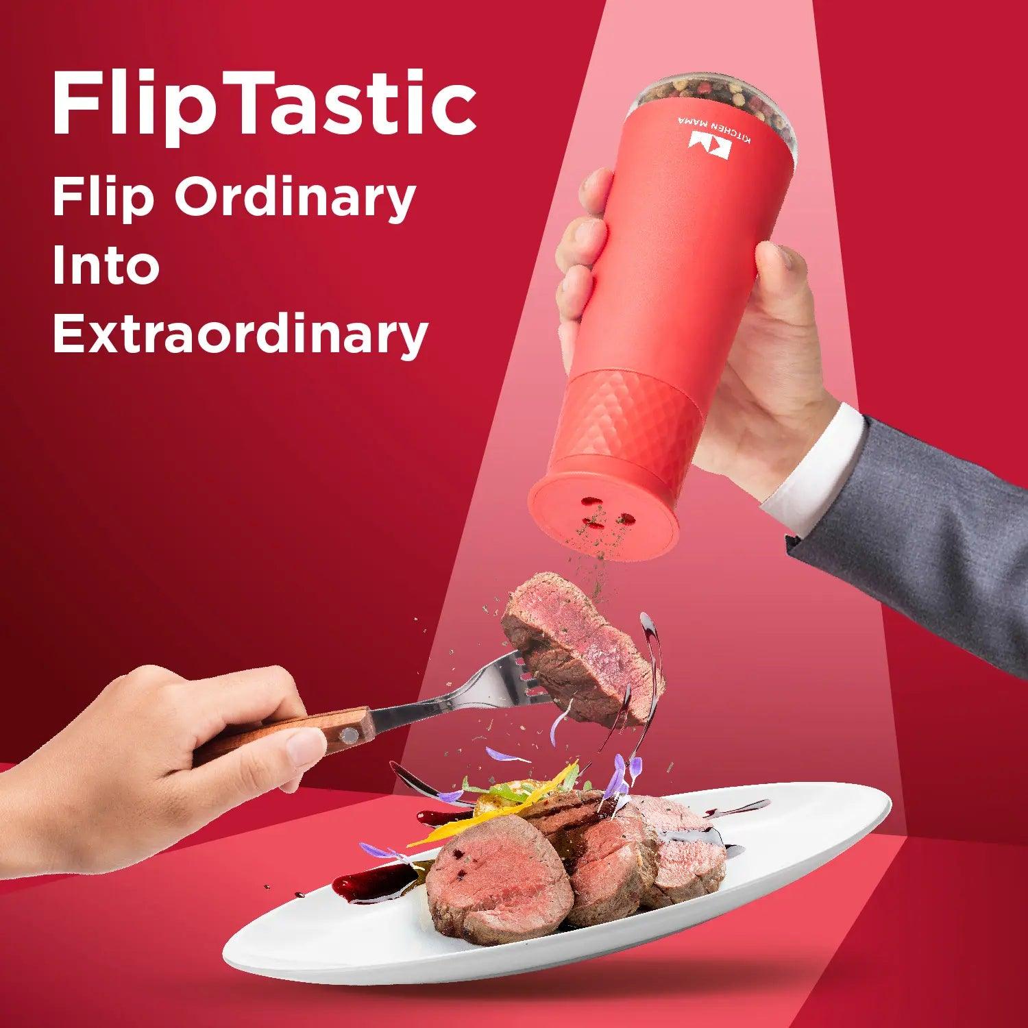 FlipTastic Rechargeable Gravity Grinder - Kitchen Mama