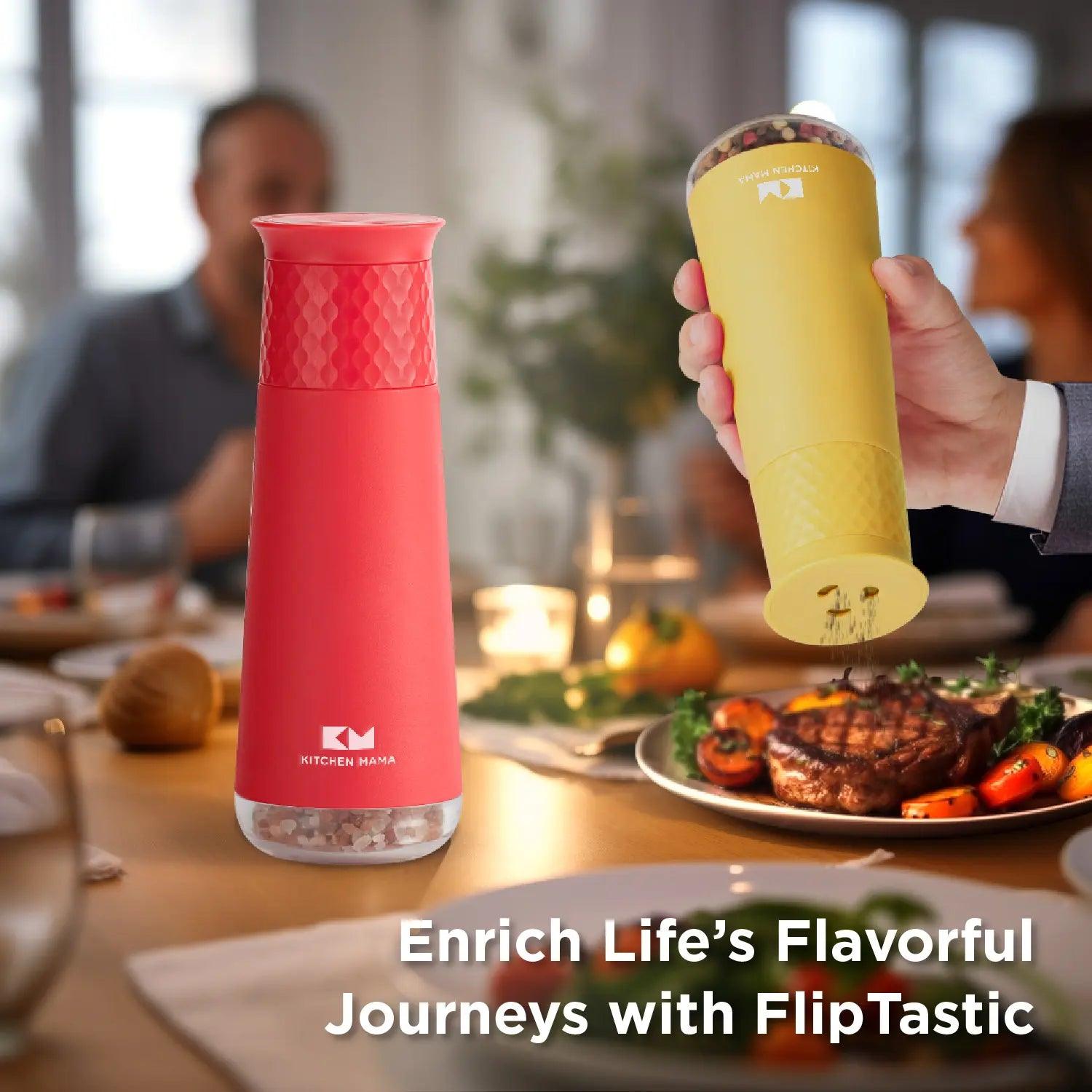 FlipTastic Rechargeable Gravity Grinder - Kitchen Mama