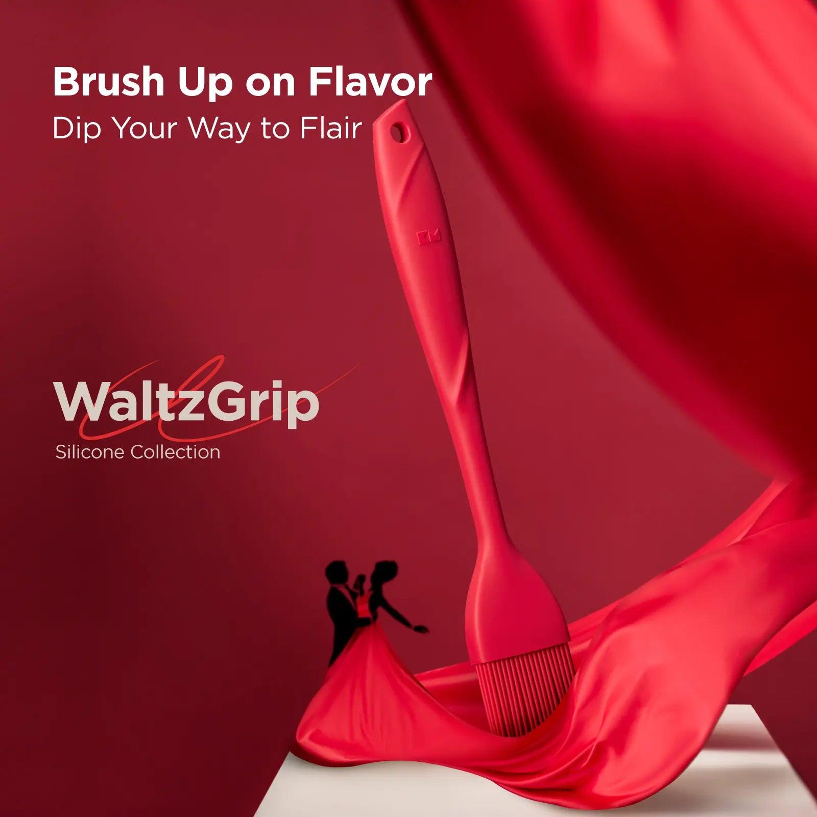 WALTZGRIP Platinum Silicone 2pc Brush Set - Kitchen Mama