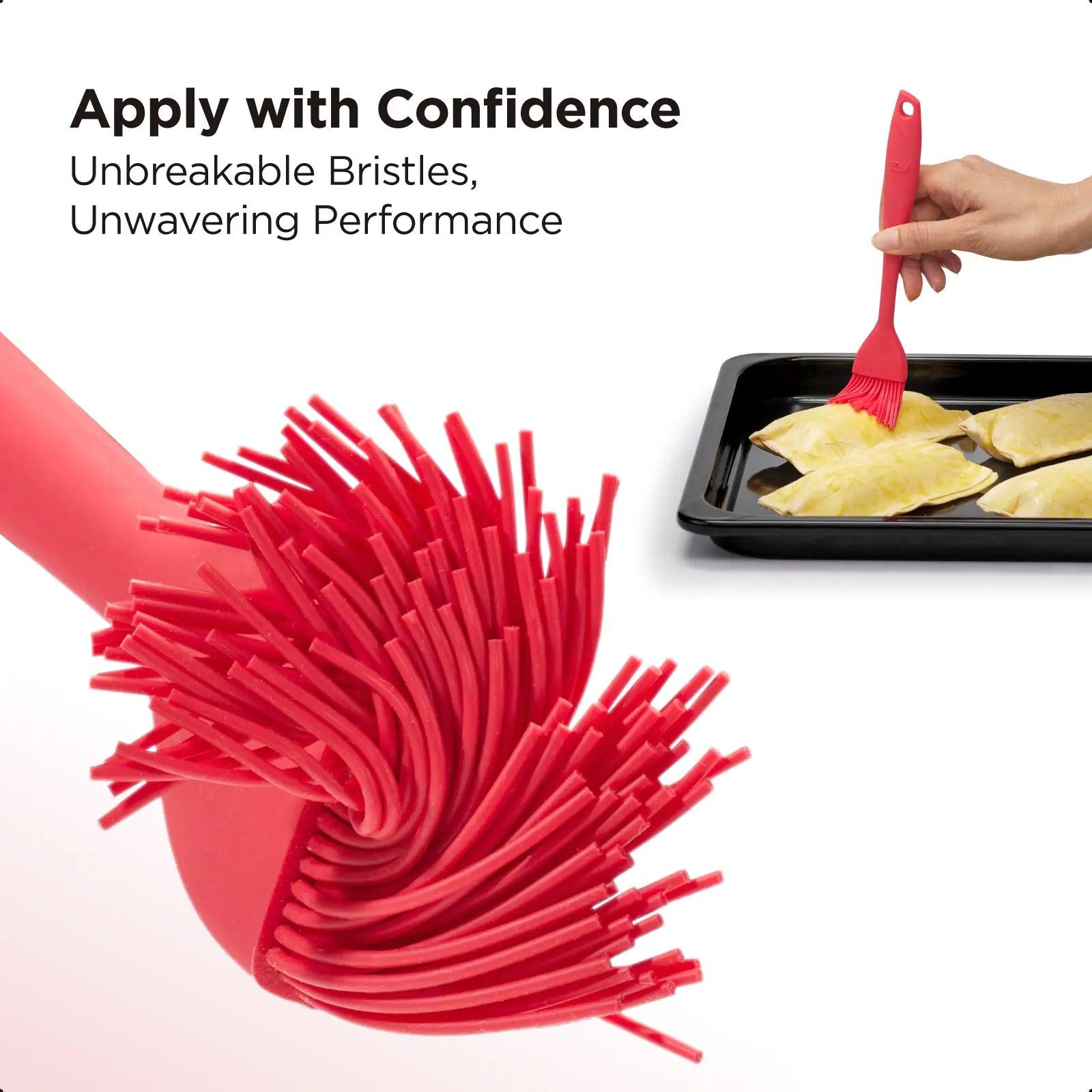 WALTZGRIP Platinum Silicone 2pc Brush Set - Kitchen Mama