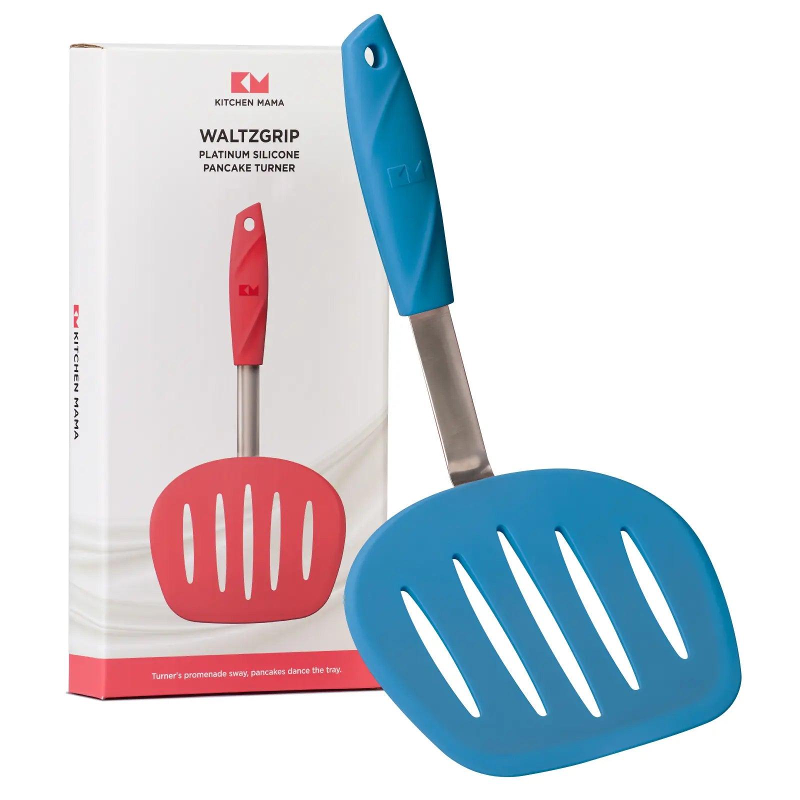 WALTZGRIP Platinum Silicone Pancake Turner - Kitchen Mama