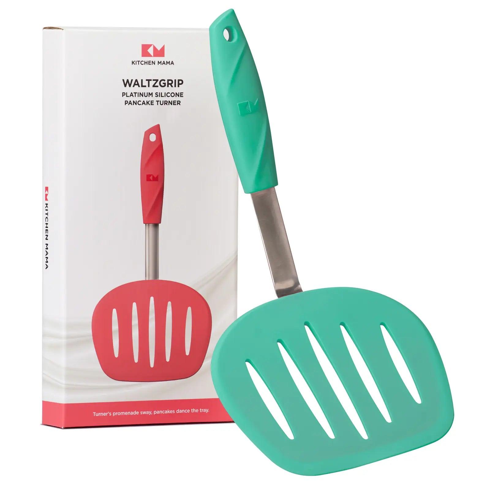 WALTZGRIP Platinum Silicone Pancake Turner - Kitchen Mama