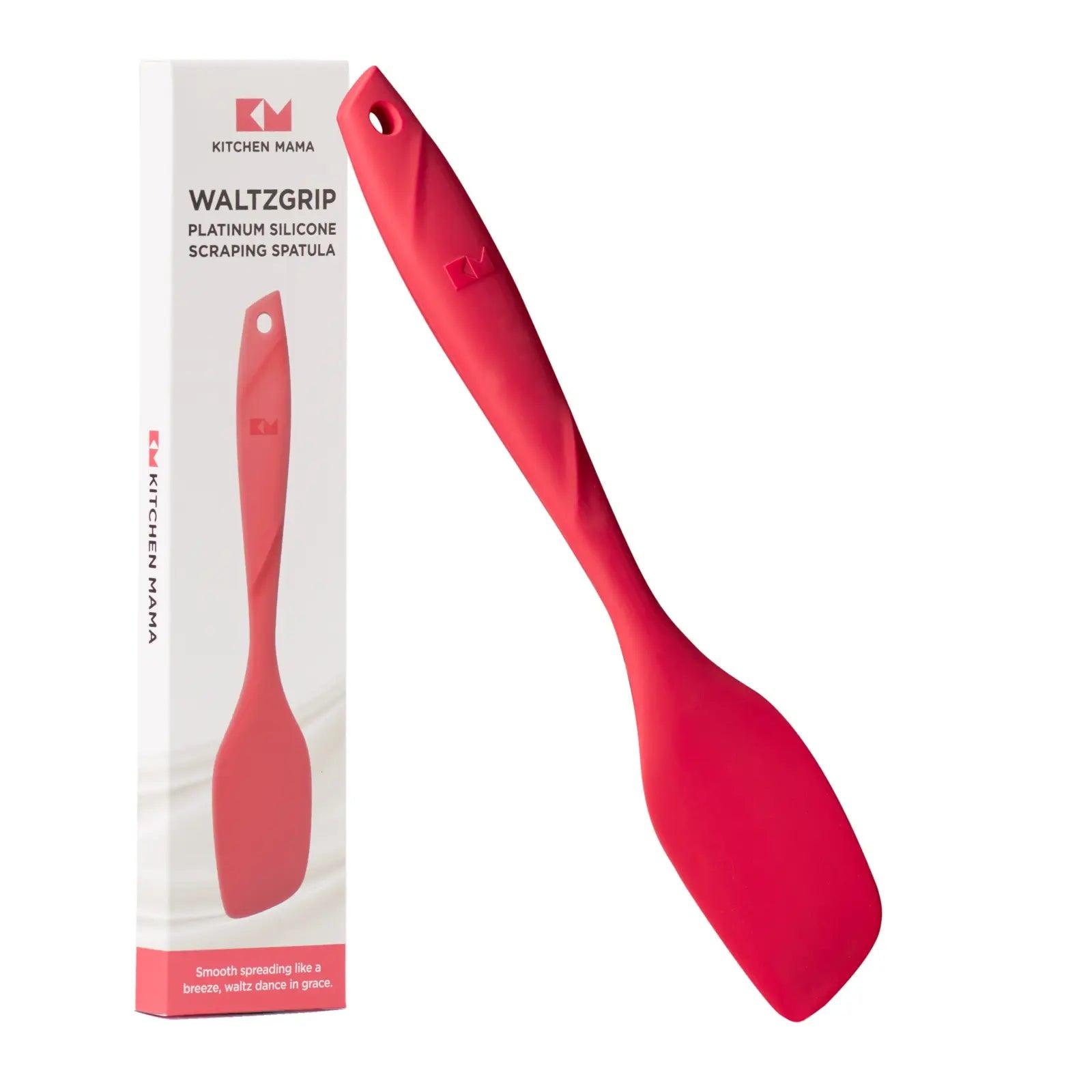 Kitchen Mama scraping spatula, Waltzgrip platinum silicone scraping spatula