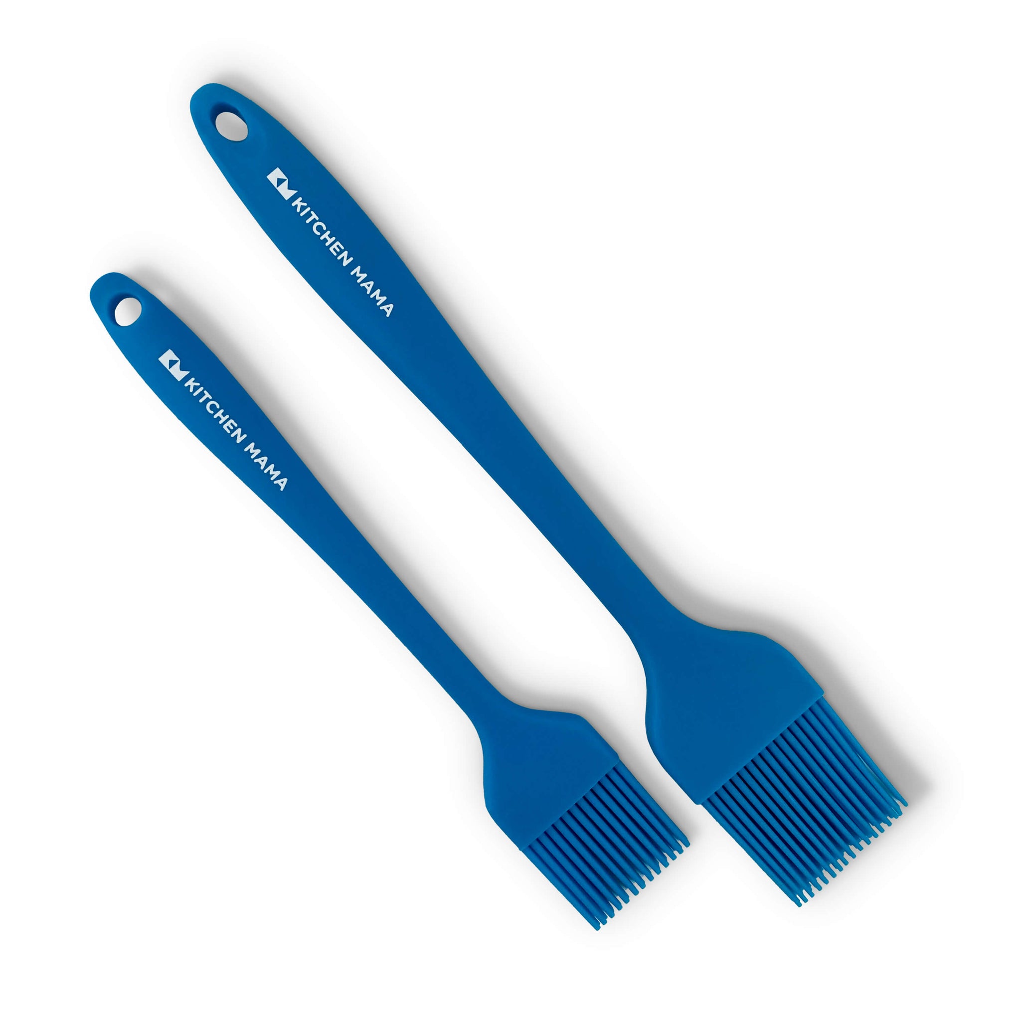Kitchen Mama Silicone Basting Pastry Brush (A Set of 2), Blue, SP0120-B