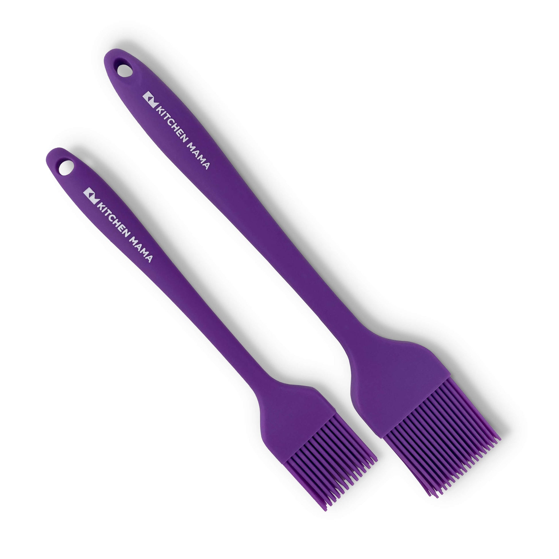 Kitchen Mama Silicone Basting Pastry Brush (A Set of 2), Purple, SP0120-P