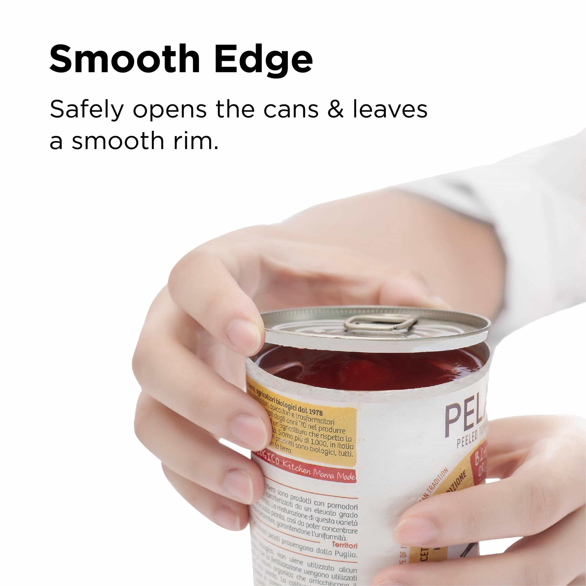 The Best One Touch Can Opener - Open Cans with A Simple Push of Button, Auto Stop | Kitchen Mama, Teal