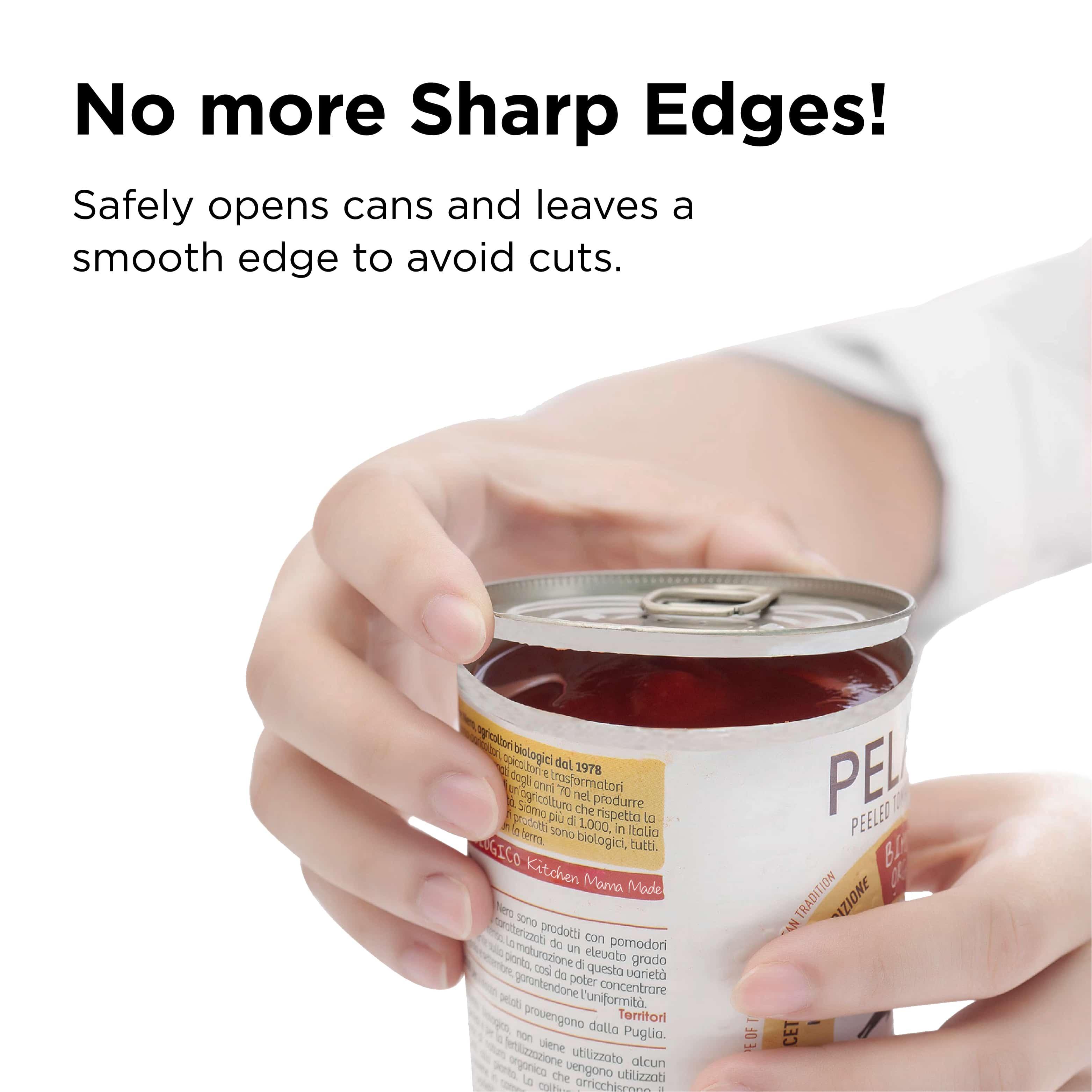 Electric Can Opener Smooth Edges Jar Can Tin Touch No Sharp