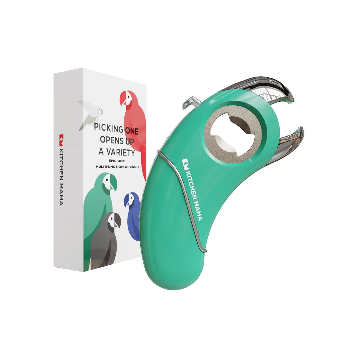Epic One Multifunction Opener - Picking One Opens Up A Variety, MO5600-T, Teal